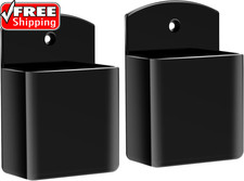 2Pc Adhesive Remote Control Holder, Wall Mount TV Controller Holder, TV Remote O
