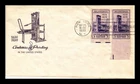 US COVER FIRST DAY OF ISSUE 300TH ANNIVERSARY OF PRINTING IN AMERICA 1639-1939
