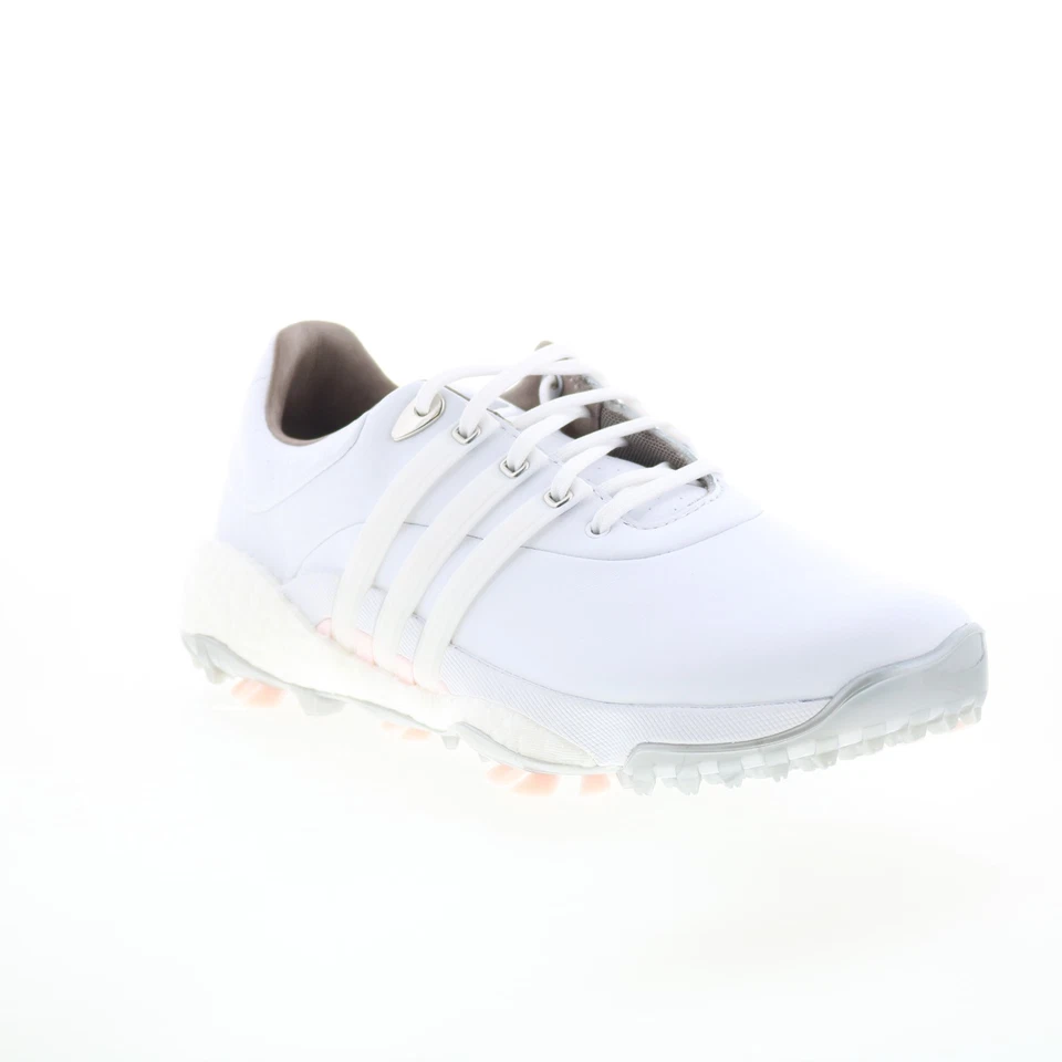 Adidas Tour360 22 GV9662 Womens White Leather Lace Up Athletic Golf Shoes - Image 2 of 4