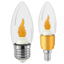 InspireUpt Light Bulb,Inspireupt LED Flickering Flame Decoration Light Bulbs