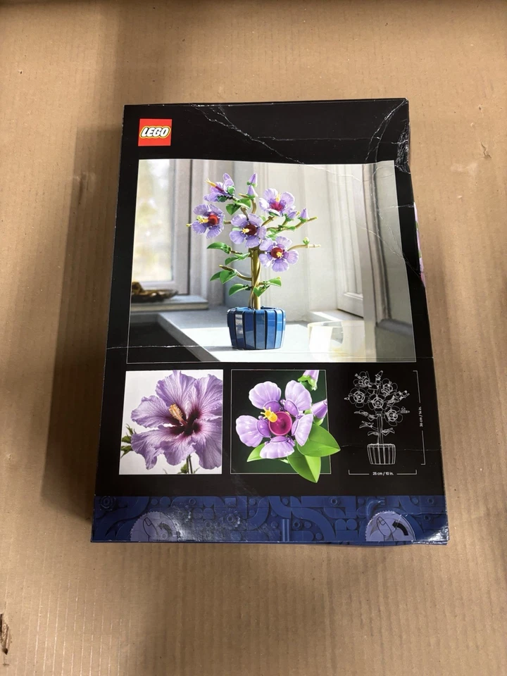 LEGO® Botanicals 10372 Hibiscus Flower - New, Unopened, Damaged Box - Image 2 of 3