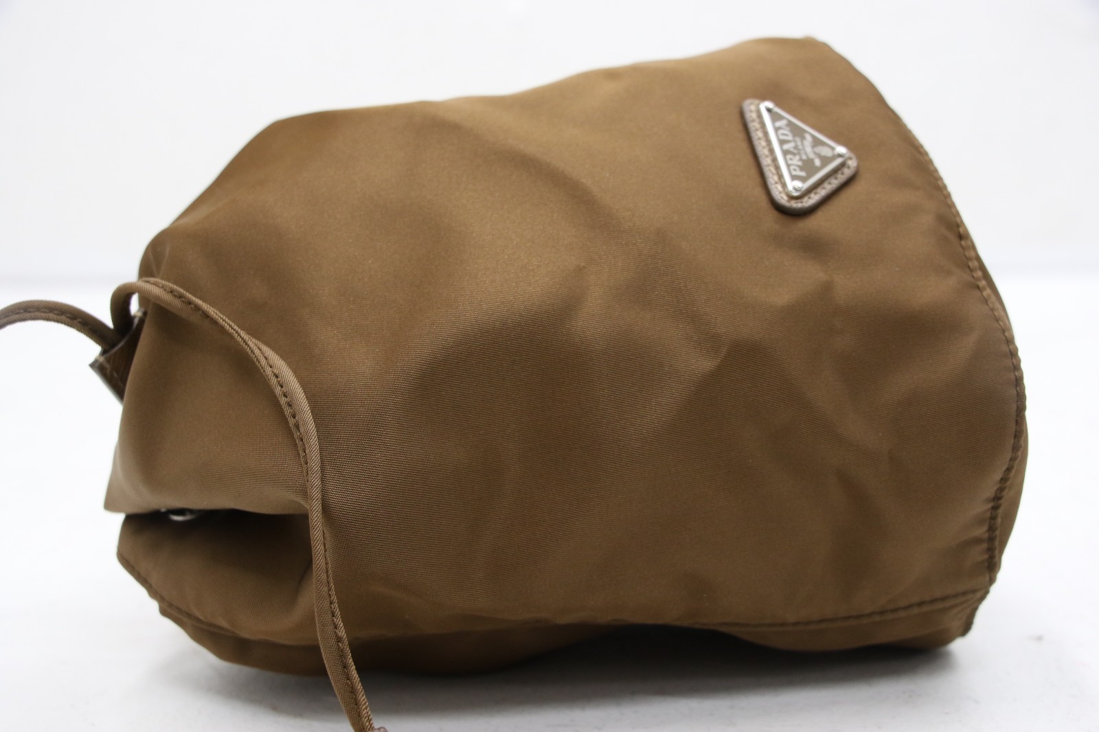 Prada Re-Nylon Drawstring Pouch - Brandy/Brown - image 8