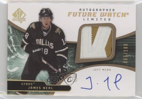 James Neal [Autograph] #198 2008 SP Authentic card