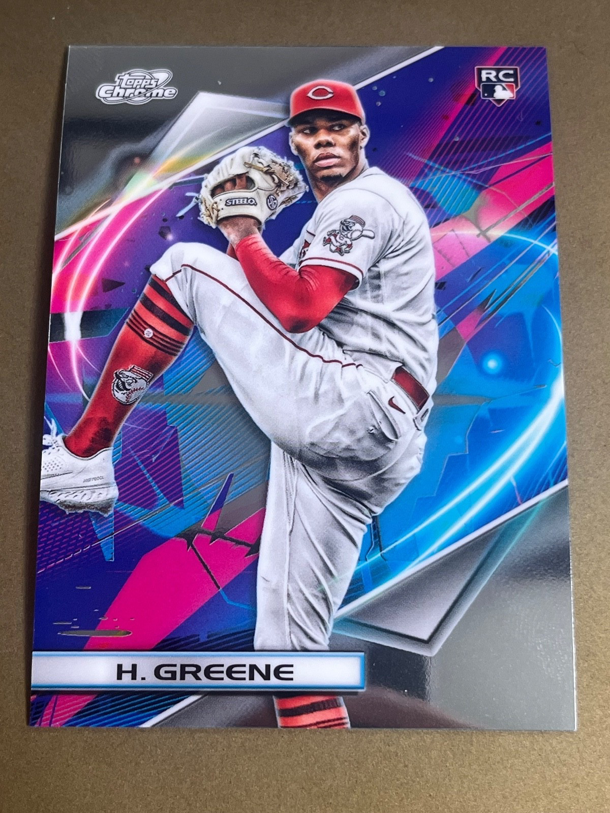 2022 Topps Cosmic Chrome - Hunter Greene #168 (RC)