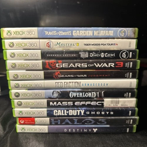 Lot Of 11 Xbox 360 Games Overlord Halo 3 Call Of Duty