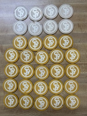 32 SP Casino Antique Clay Gaming Poker Chips