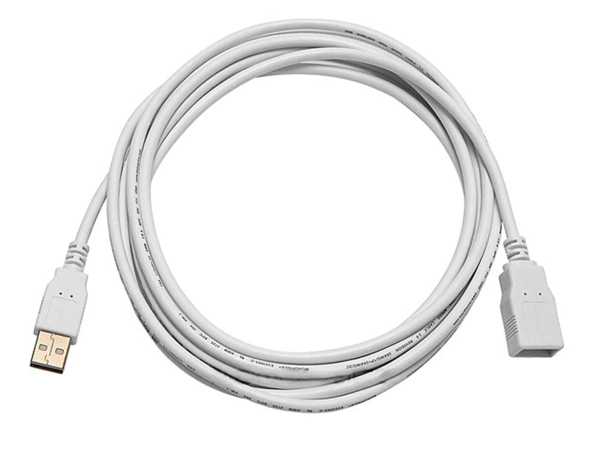 Monoprice USB-A to USB-A Female 2.0 Extension Cable - 28/24A