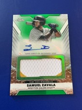 2025 Topps Pro Debut Jumbo Autograph Relic Samuel Zavala Green 87/99