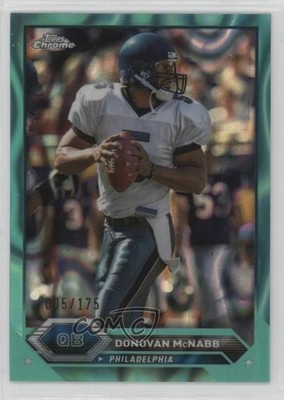 2023 Composite Topps Chrome Aqua Lava Refractor 5/175 Donovan McNabb #40 7p8