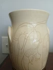 WINTON & ROSA EUGENE POTTERY 2 HANDLED VASE SIGNED COWPENS SC 7.25 TALL