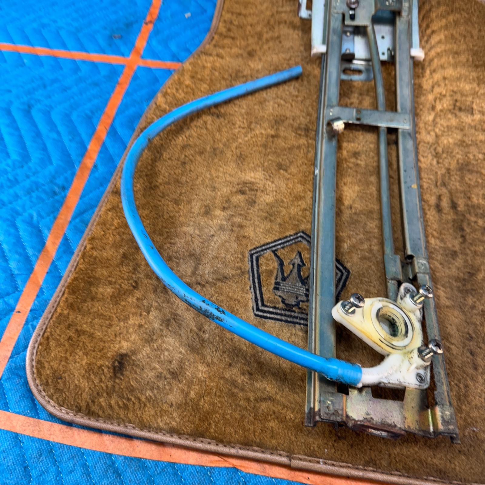 1989–1991 CHRYSLER TC MASERATI Rear Right Window Regulator Assembly 46K OEM