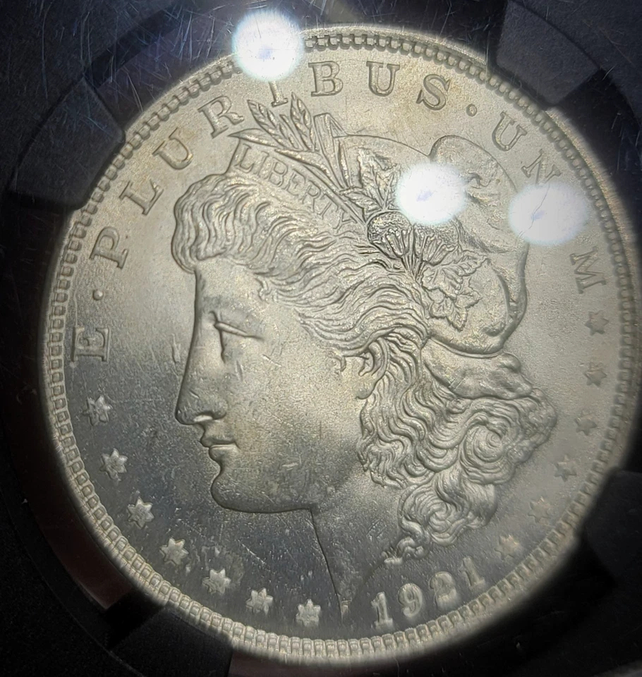 1921-P VAM-3o3 (3-oh-3) Die Polish and "Goldfish" Clash WOW VAM!! NGCX 9.5 GRADE - Image 4 of 4