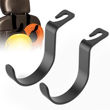 2 Pack Heavy Duty Hard Hat Holder Truck Headrest Hooks Seat Back Organizer