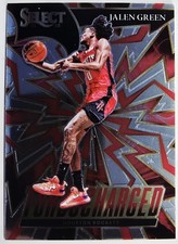 2021-2022 Panini Select #8 Jalen Green Turbo Charged Rookie RC Rockets ⚪️✨️