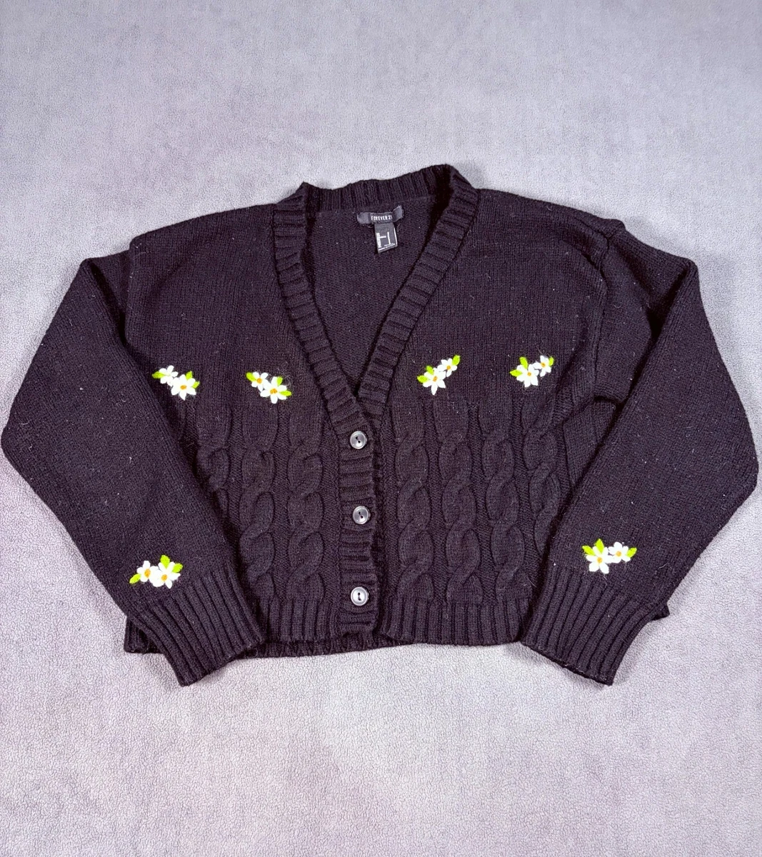 FOREVER 21 Cardigan Floral Sweaters for Women for sale | eBay