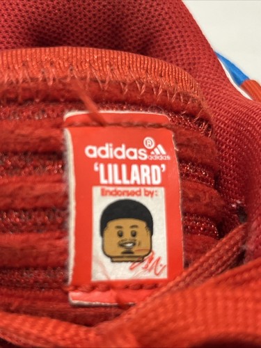 Adidas Kids 13k Lillard LEGO “Bye Bye” Red White Green Blue Yellow Sneakers - Picture 3 of 15