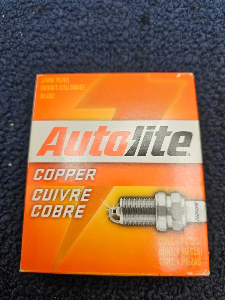 (CANTIDAD 8) Bujía Autolite 46 de cobre para Lincoln Continental 1956-1957 Foto 2 de 4