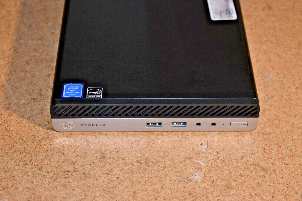 HP Prodesk 400 G3 DM Tiny Mini Micro PC G4400T 2.9G 4GB RAM 256GB
