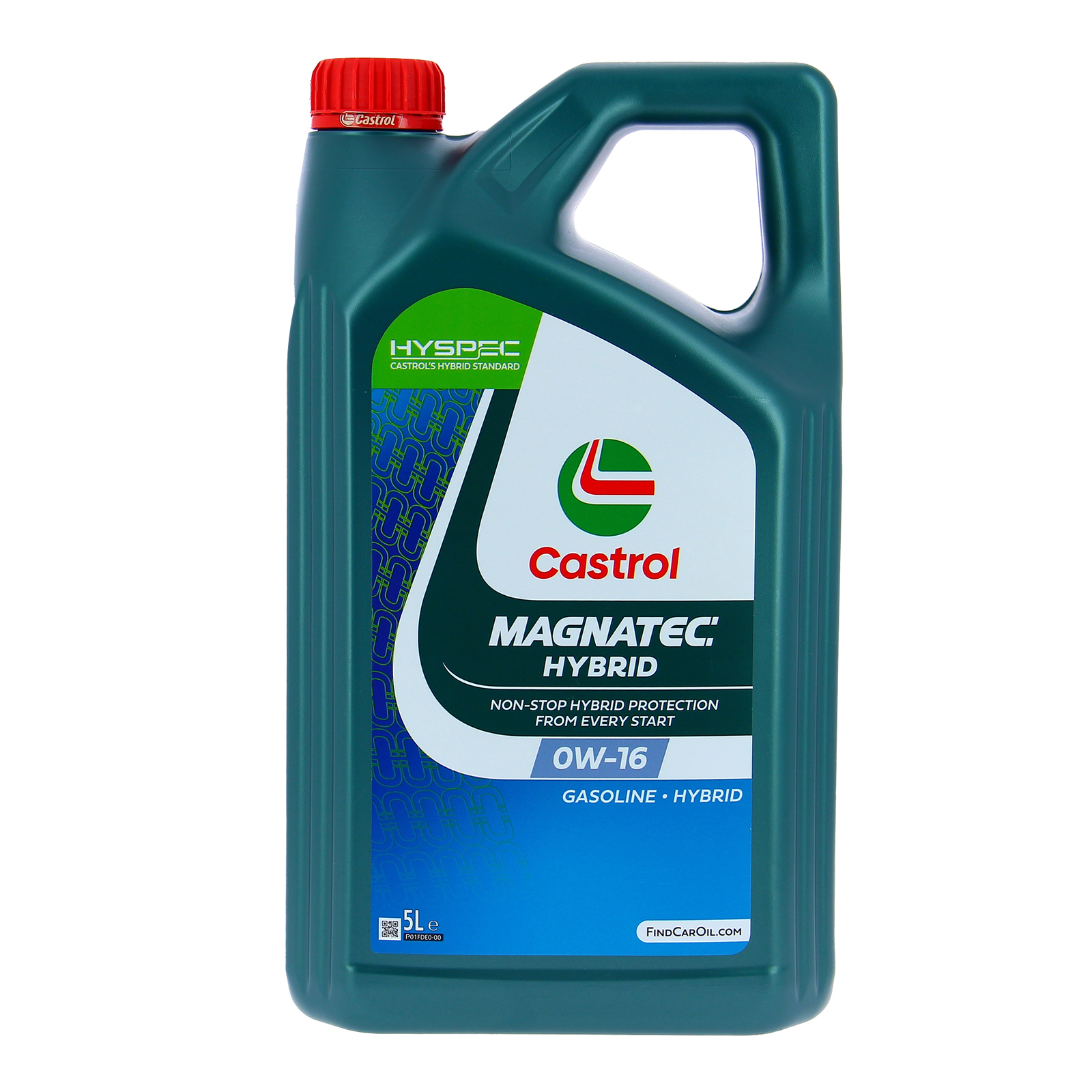 CASTROL Magnatec Hyb 0W-16 5L - Huile moteur synthétique pour véhicules hybrides