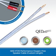 QED XT25 Performance Speaker Cable Oxygen Free OFC Unterminated PER METRE