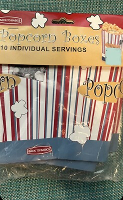 Back to Basics Popcorn Boxes 10pc.