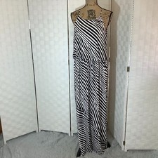 Nine West Zebra Print maxi dress size 16