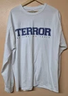 Terror Hardcore Band T-Shirt White Long Sleeve No Time For Fools Cotton Size 2XL