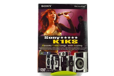 Sony DVD Video Karaoke K1KS 1000 Scoring Songs 2 Disc For Sony