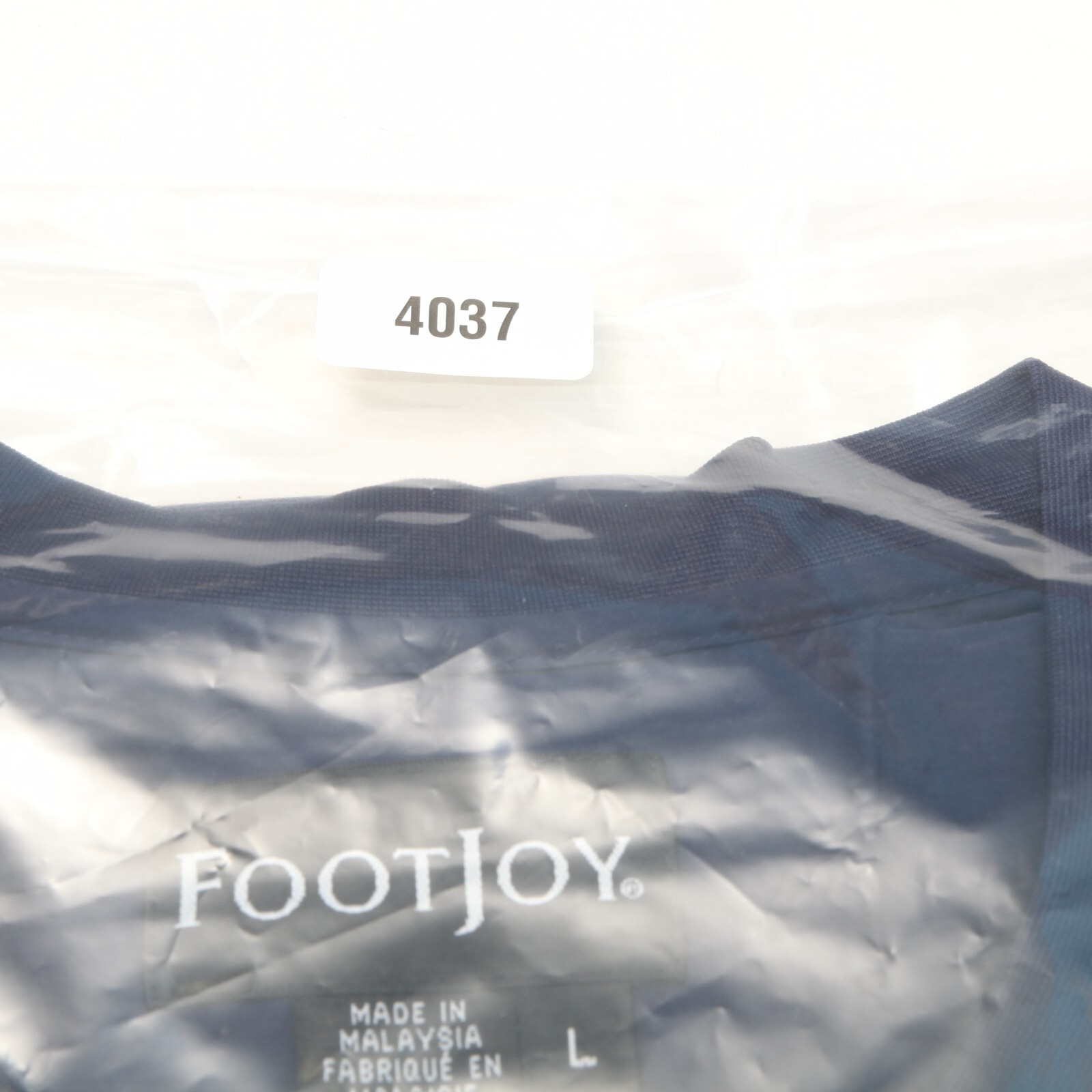 FootJoy Windshirt Mens Large Blue Pullover V Neck Long Sleeve No Logo