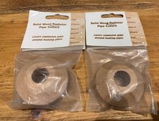 Pokrywy rur grzejnika bukowego 15mm solidna para bukowa