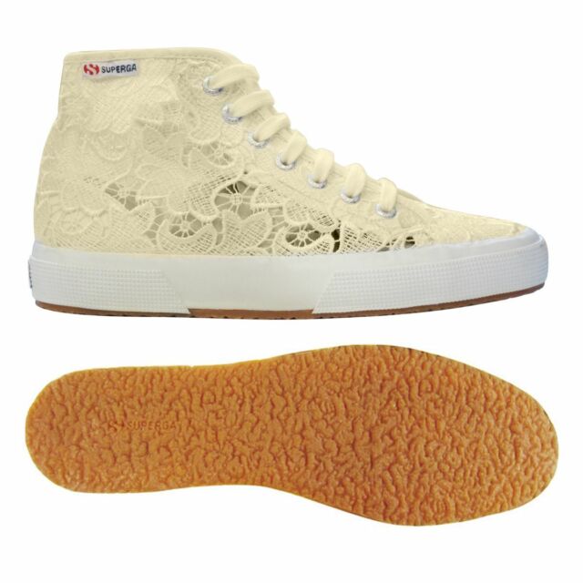 superga bianche macrame