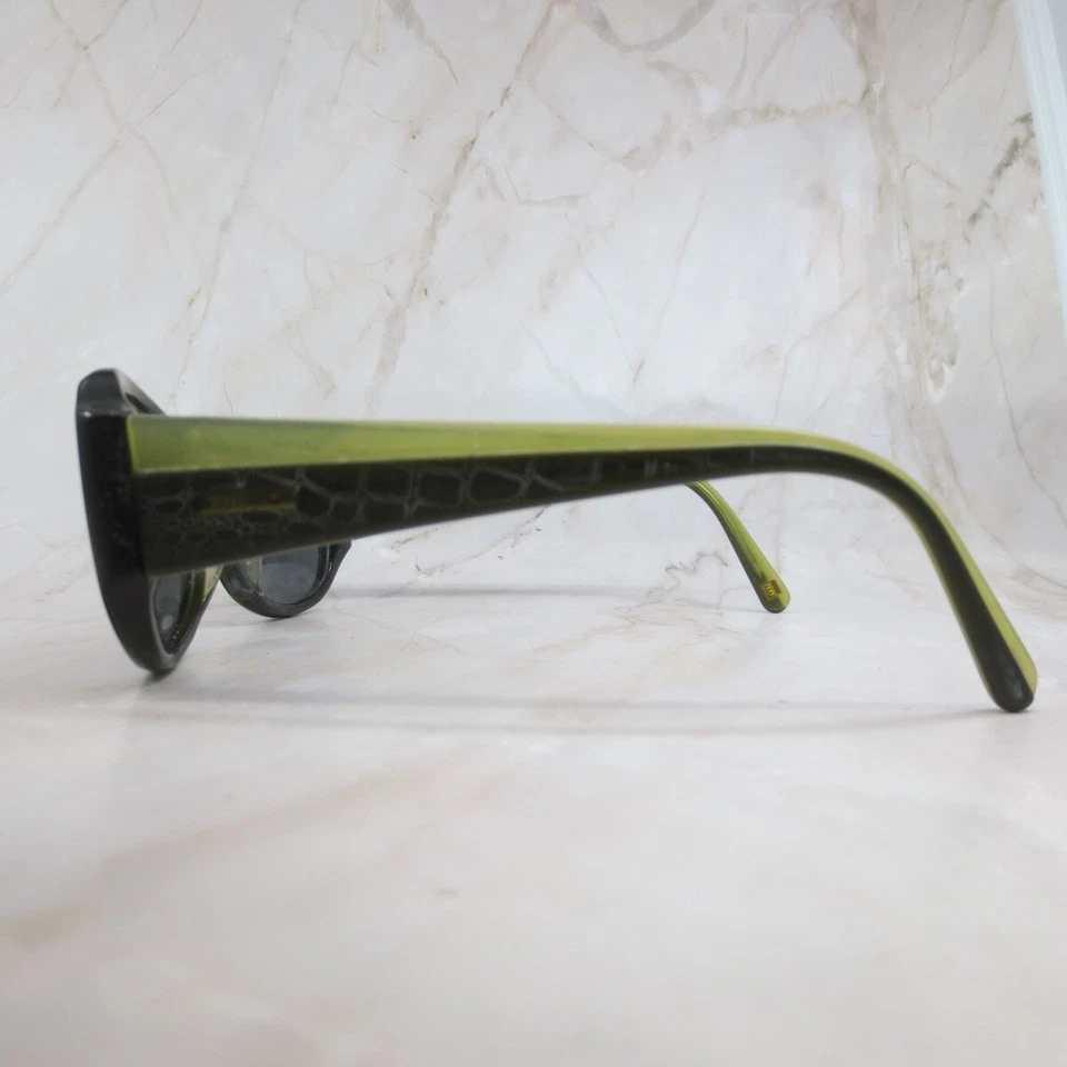 Nine West 太阳镜框 NW511S 315 女式哑光黑色绿色全边 57-16-135 — 第 3/4 张图片