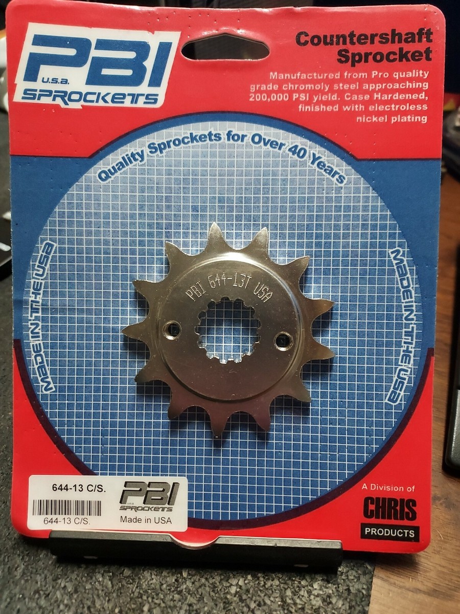 2003-2009 Suzuki LT-Z400 Steel Front Sprocket, 13T PBI - 644-13