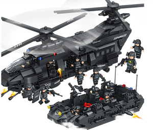 1351 Pcs. SWAT Team Police Transport 