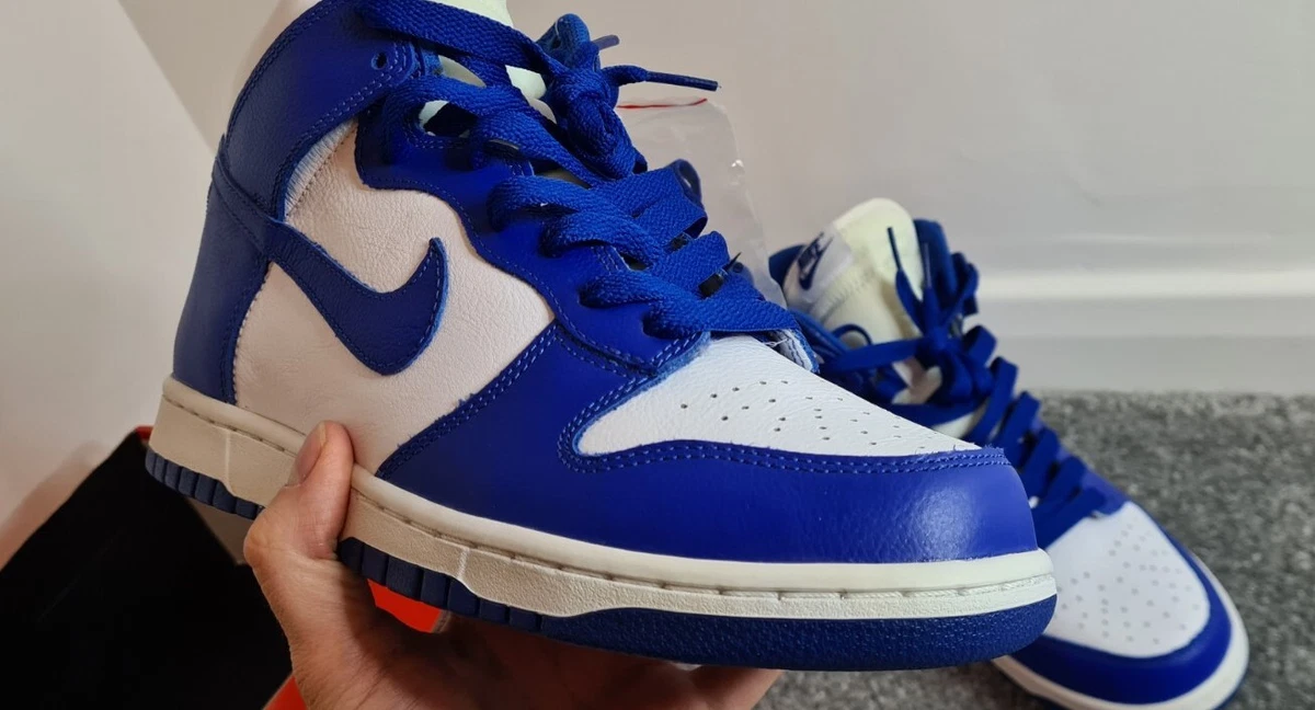 Nike Dunk High Retro QS White/Varsity Royal Kentucky 2016 Blue UK
