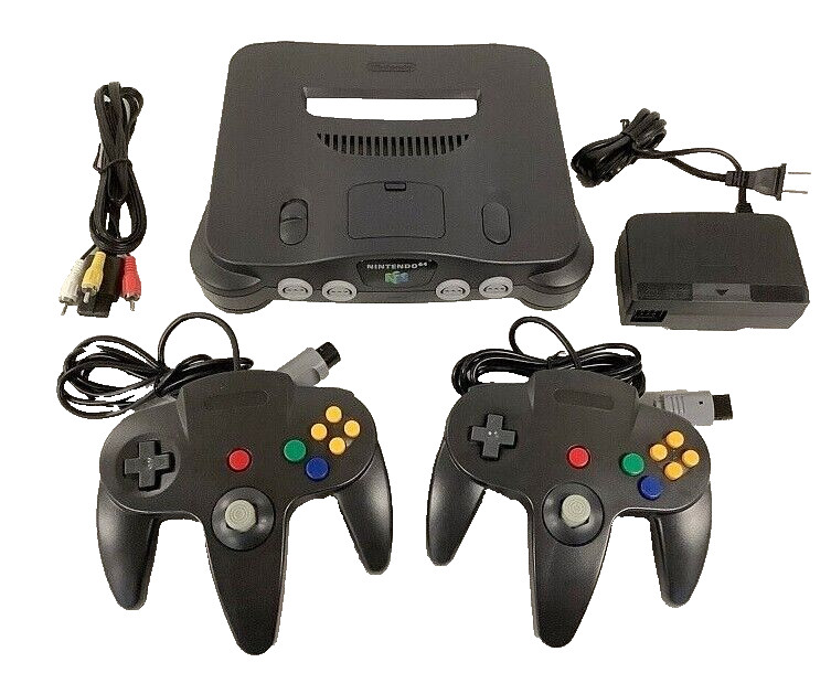 Original Nintendo 64 Complete Gaming System BLACK Video Game