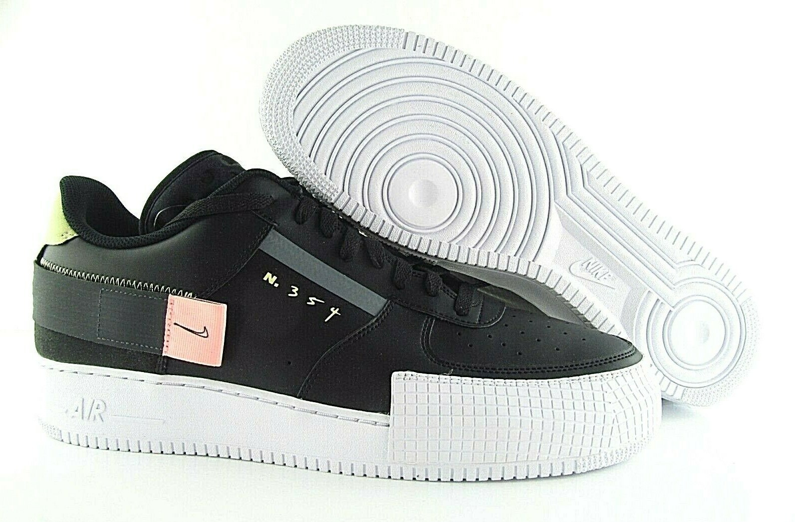 Nike AF1 Air Force 1 Type MID AF1 Black UK_15 US_16 EUR 50.5 193145407046 |  eBay