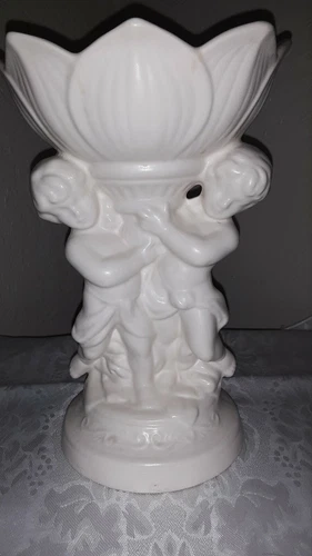 Vintage 1968 Ceramic Cherub Centerpiece/Planter