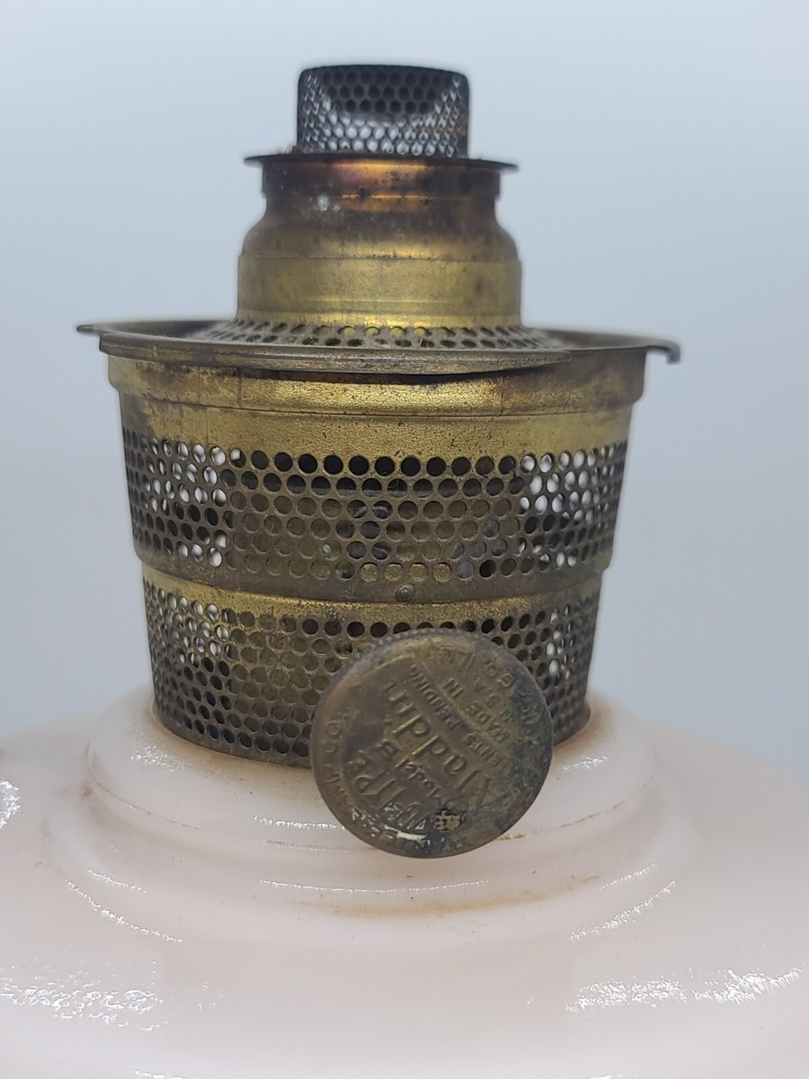 アブラハムリンカーン　メダル　ヴィンテージ Vtg 1974 Aladdin Amber Glass Short Lincoln Drape w/#23 Burner (Lot