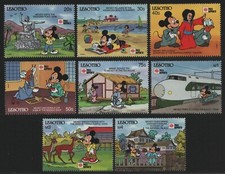 Lesotho 1991 - Mi-Nr. 876-883 ** - MNH - Walt Disney