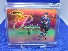 2020-21 Upper Deck Stature Proteges Rookie Shane Bowers / 75  Colorado Avs