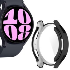 Black Full Shock Absorption TPU Cover Case f Samsung Galaxy Watch 6 44mm SM-R940