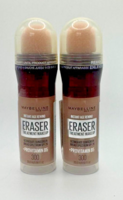 Maybelline Instant Age Rewind Eraser Treatment SPF 20 0.68 Oz. #300  Pack -2