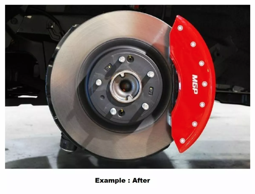 MGP Yellow Jeep Caliper Covers Front/Rear Set For 20112022 Jeep Grand