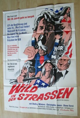 Filmplakat : Wild in den Strassen ( Shelley Winters , Christopher Jones ) DINA0