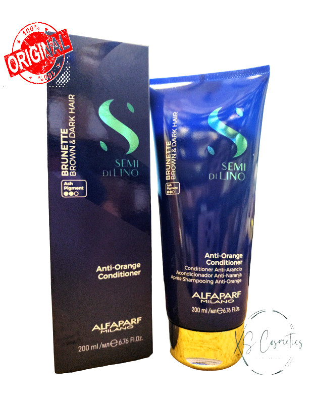 Кондиционер Alfaparf Semi Di Lino Anti-Orange Conditioner 6,76 унции для каштановых и темных волос