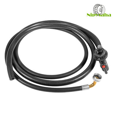 WD24X10043 Portable Dishwasher Drain and Fill Hose Unicouple Assembly for  GE - Main Image