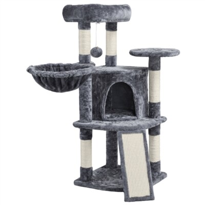 Kratzbaum Stabil Katzenkratzbaum Kletterbaum fr Katzen Katzenmbel gro  107cm | eBay.de