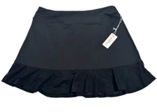 NWT Tommy Bahama Skort Skirt XS S M L XL Black Mesh Ruffle Golf Tennis D2