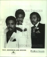 1982 Press Photo Ray, Goodman and Brown, vocal group - lrx33769